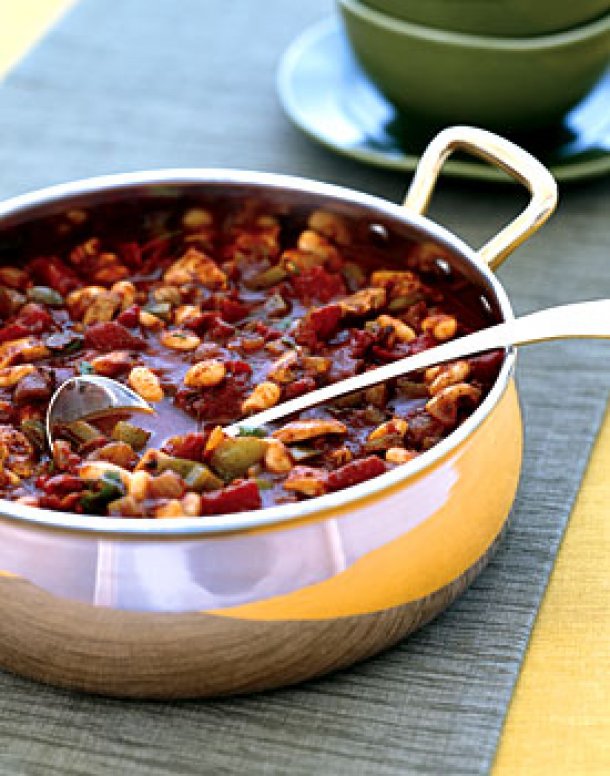 Simple 'tomato juice' Chili...like Grandma Kaiser made. : )